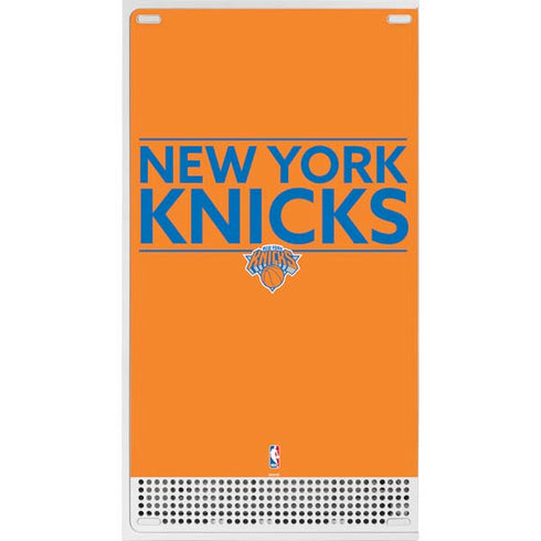 NBA New York Knicks Standard - Orange Xbox Series S Console Skin